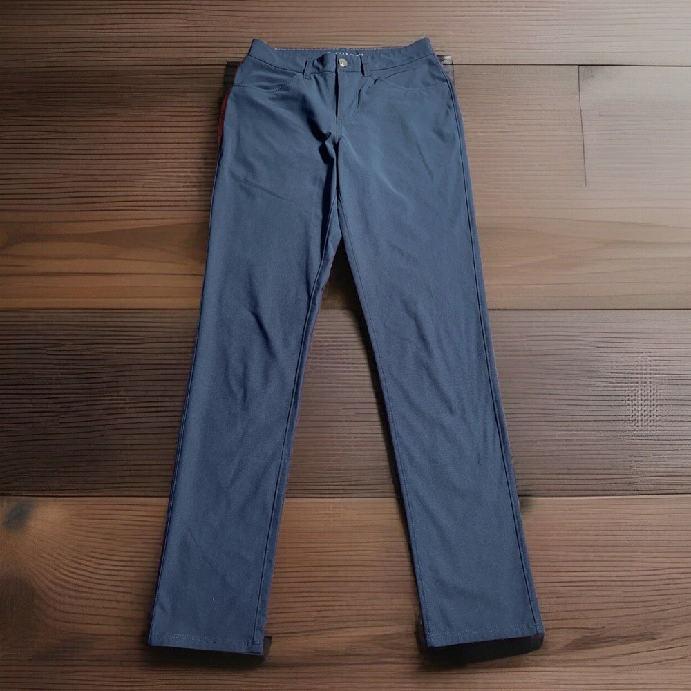 Vuori Mens 28/31 Navy Blue Meta Pant 5-Pocket Pants